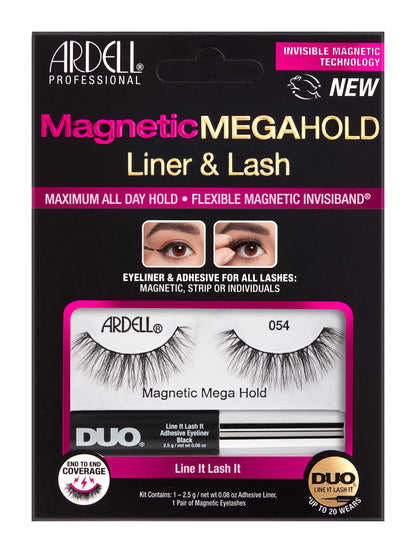 Ardell Magnetic MegaHold Liquid Liner & Lash Kit - 054 Black