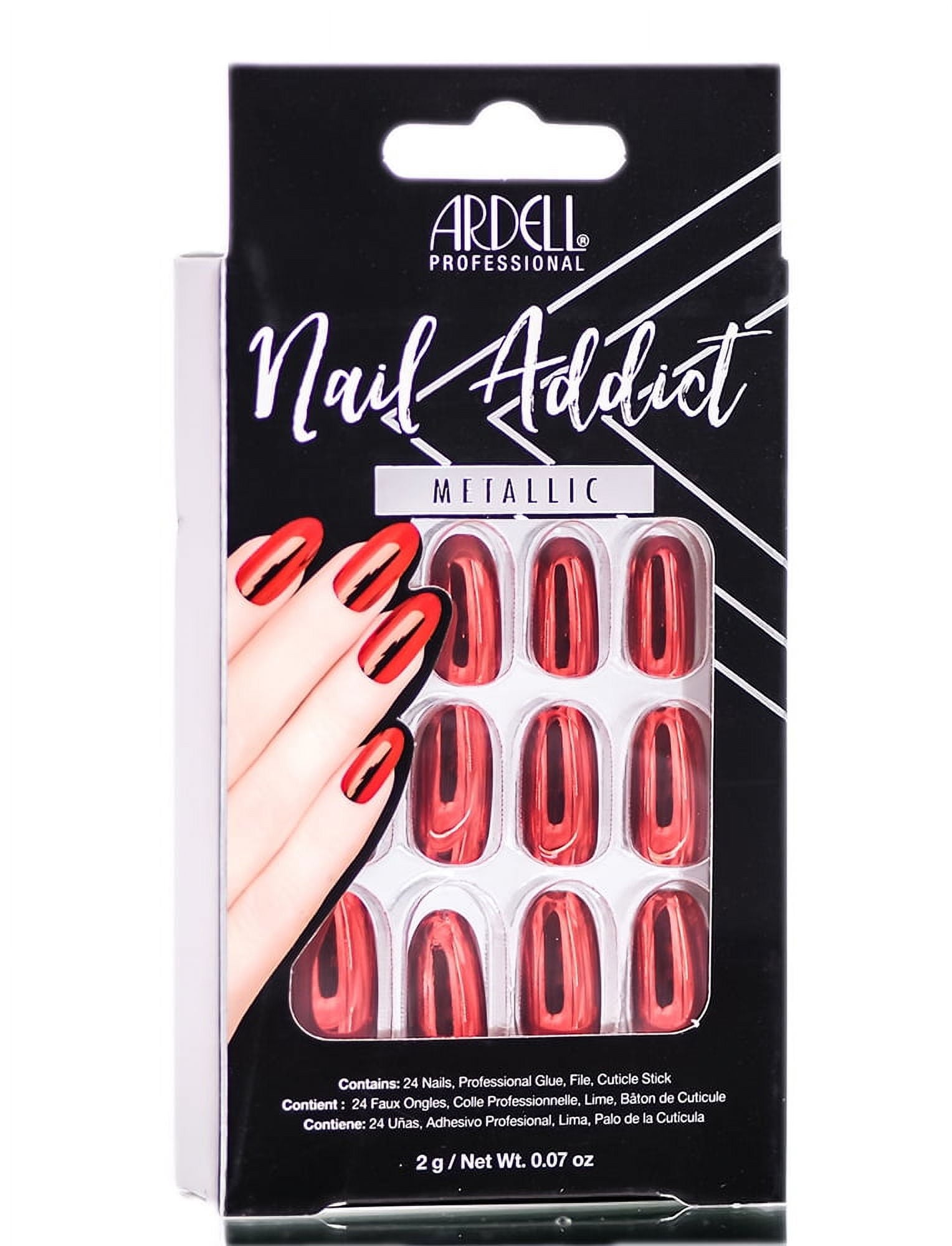 Ardell Nail Addict Eco Conscious Artificial Nail Set - French Moon