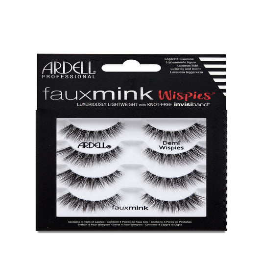 Ardell Faux Mink Lashes - Wispies, 4 count