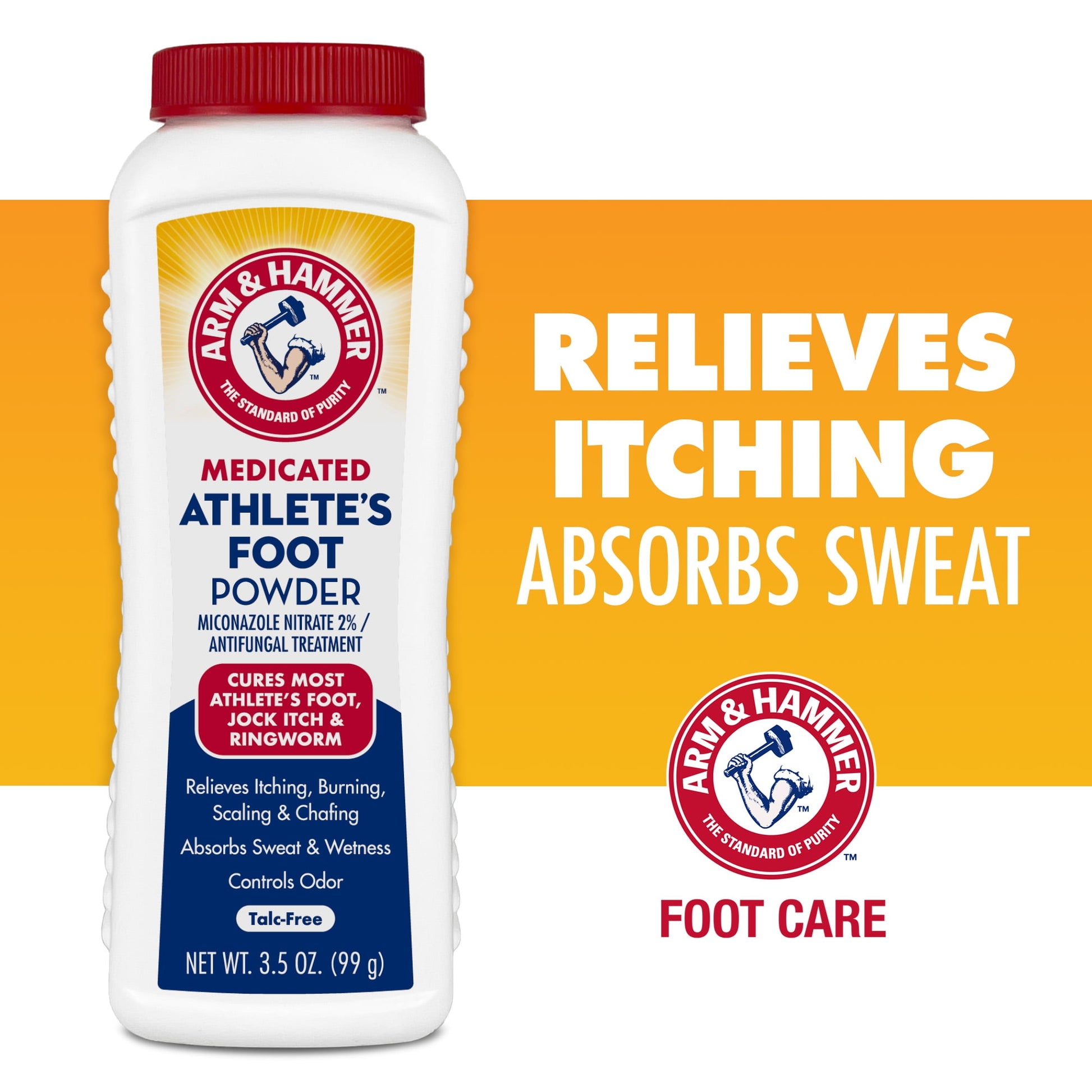 Arm & Hammer Medicated Athletes Foot Powder 3.5oz