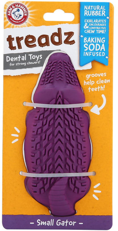 ARM&HAMMER DOG TREADZ GATOR DENTAL TOY