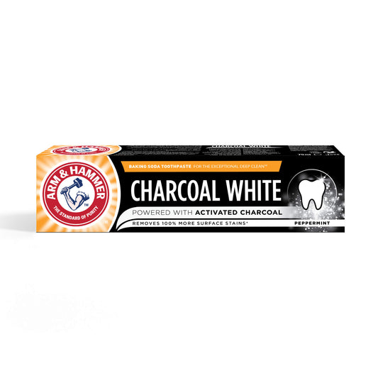 ARM & HAMMER ESSENT CHARC WHT T/P 4.30Z