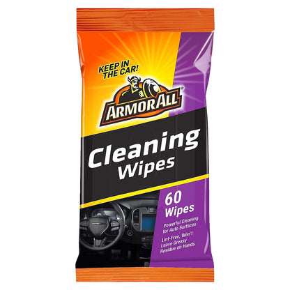 Armor All Car Interior Cleaner Protectant Wipes, 25 count