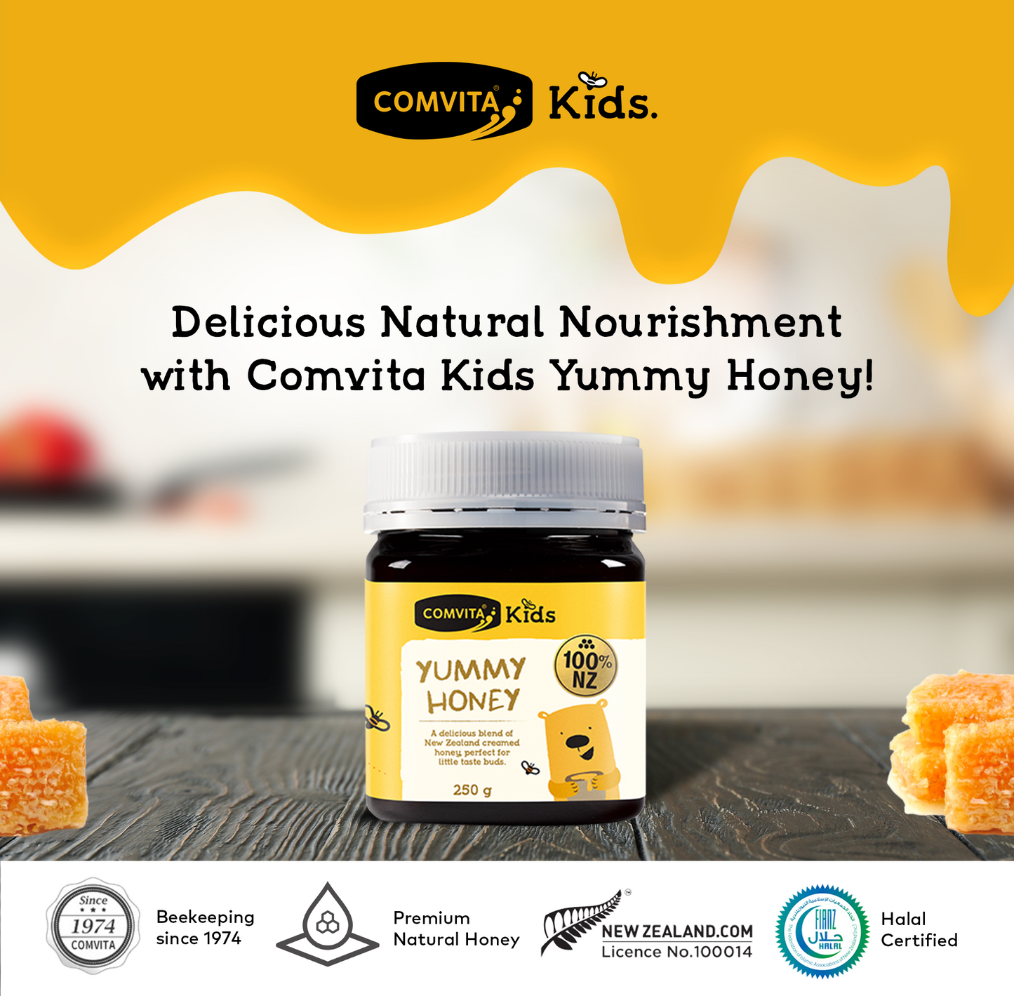 COMVITA HONEY DROP PPRMINT SRT