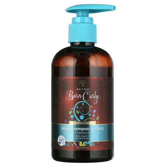 AS I AM BORN CURLY SHM/WASH 8OZ