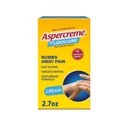ASPERCREME W/ LIDOCN 4% MX STR CRM 2.7OZ