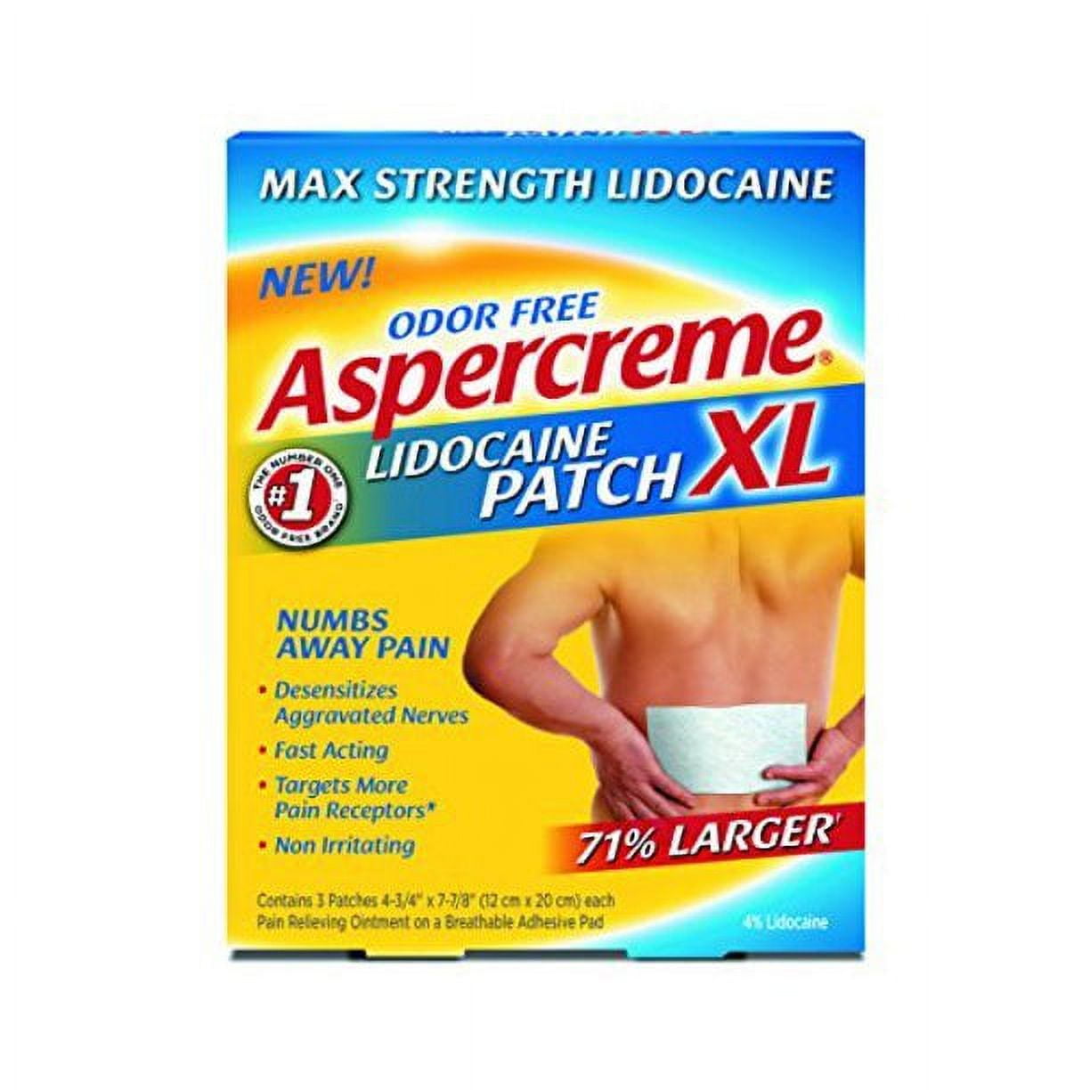 ASPERCREME LIDOCAINE PATCH XL 3 CT