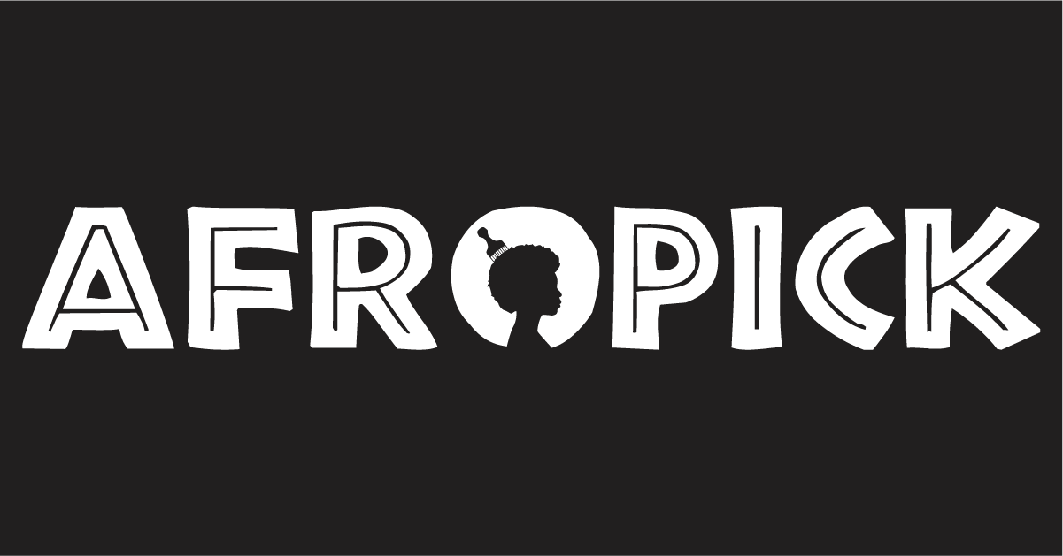 AFROPICK ENGRAVED WOOD