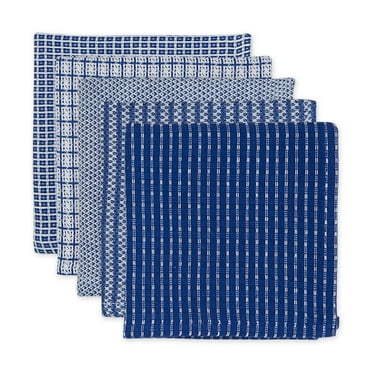MUkitchen Nana's Dish Cloth - Ink Blue, 2 count