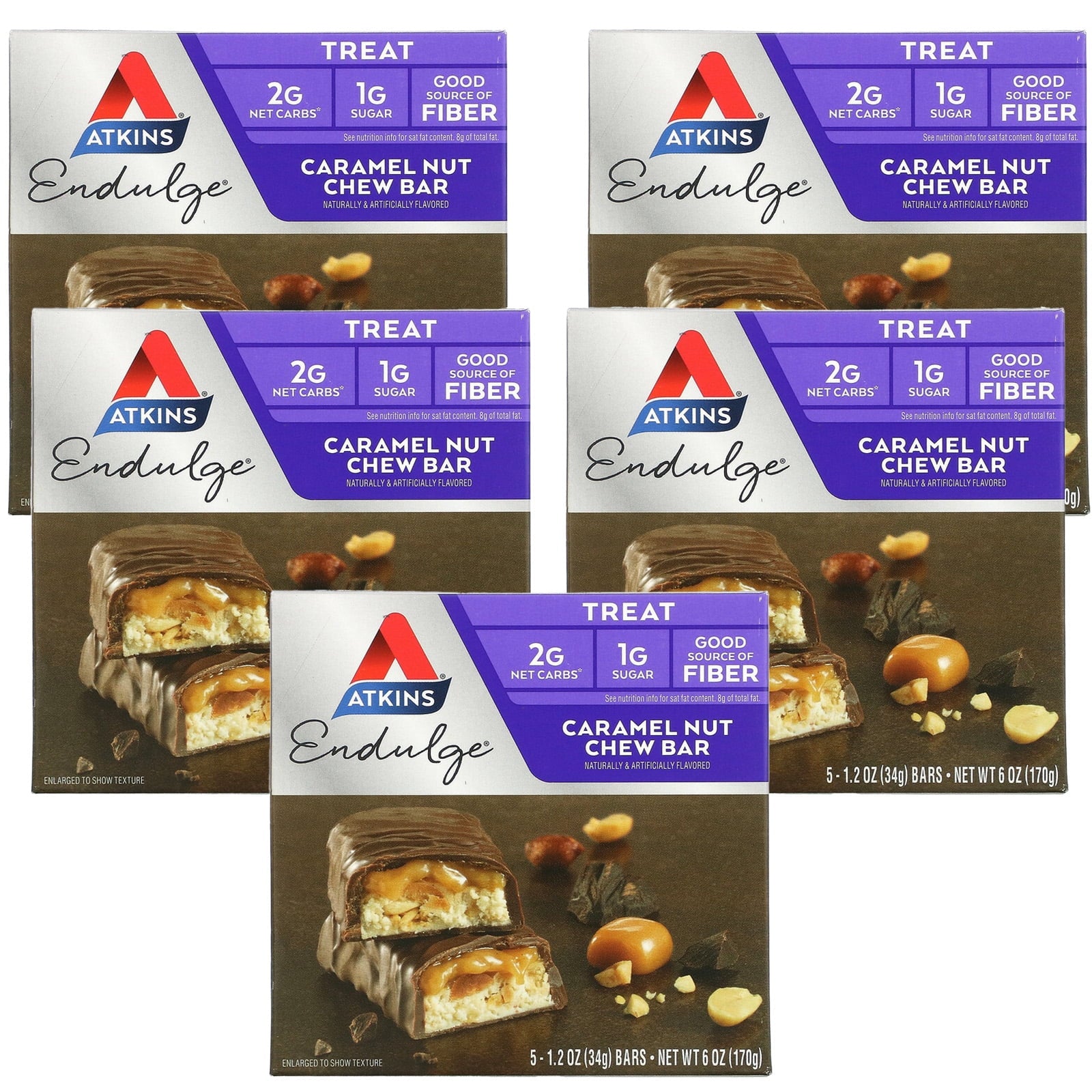 ATKINS ENDULGE BAR,CRML NUT CHEW