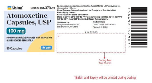ATOMOXETINE HCL CP 10MG 30