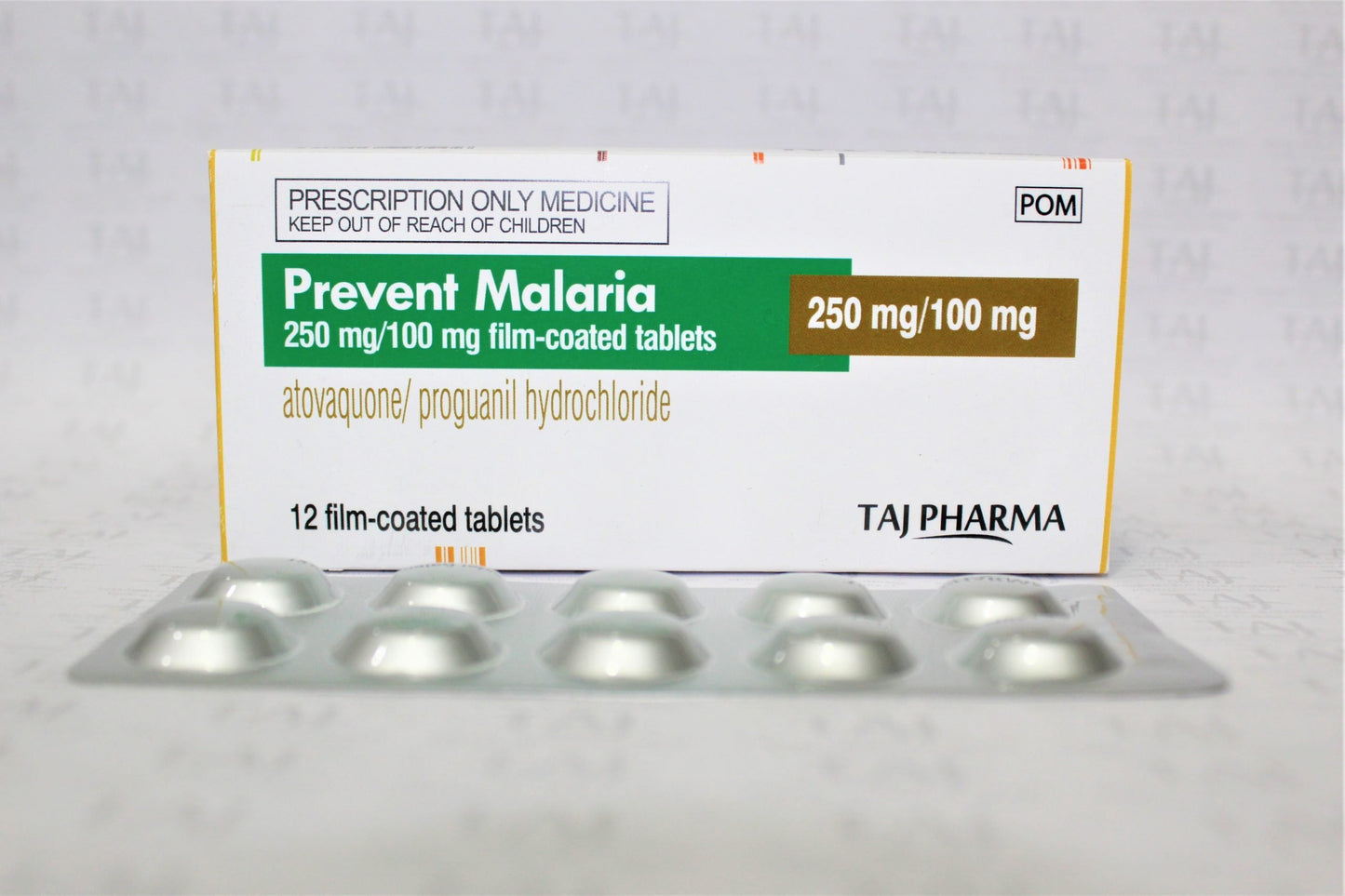 ATOVQ/PRG HCL TB 250-100MG 2X12UD