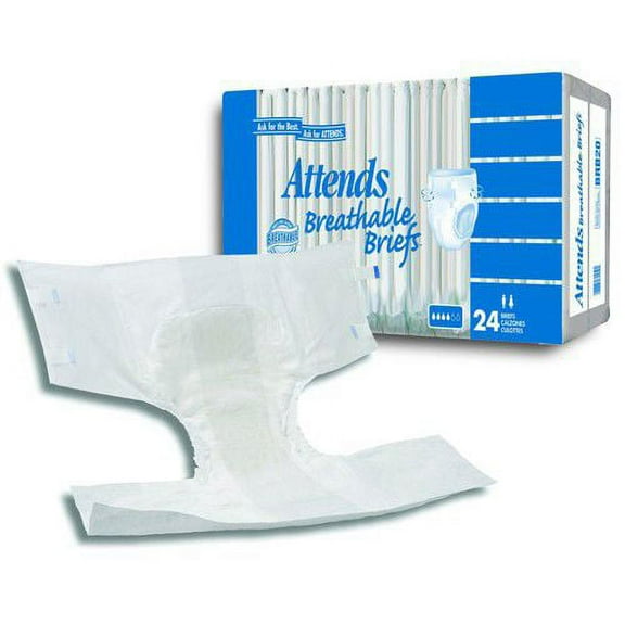 ATTENDS CARE POLY BRIEF X-LARGE 3X20 CT
