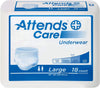 ATTENDS CARE UWEAR BF 4X14 XL