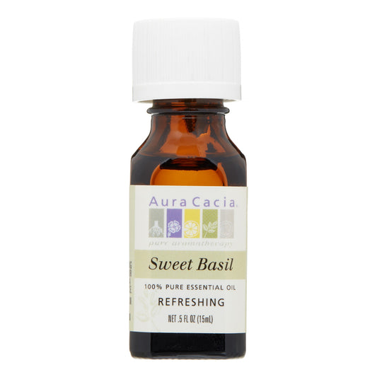 AURA CACIA ESSENTIAL OIL,SWEET BASIL