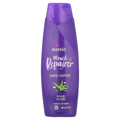 Aussie Shampoo Miracle Repairer With Aloe 12.1oz