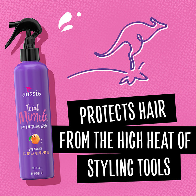 Aussie Hairspray Total Miracle Heat Protecting 8.5oz
