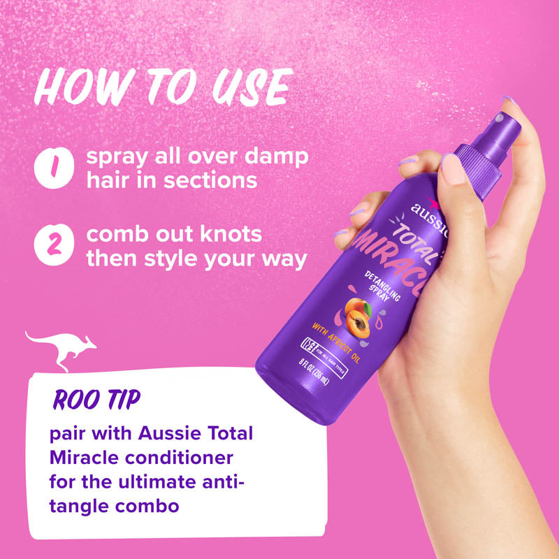 Aussie Hairspray Total Miracle Detangling 8oz