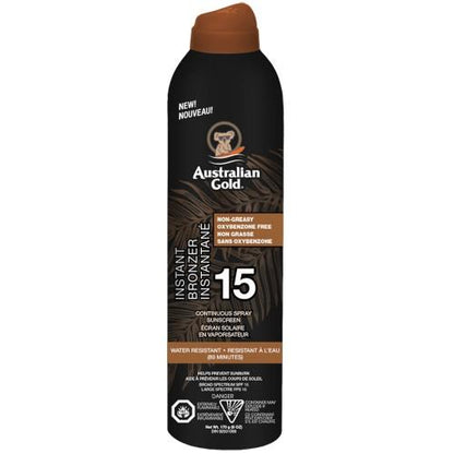 Australian Gold Continuous Spf#15 Spray 6oz With Bronzer