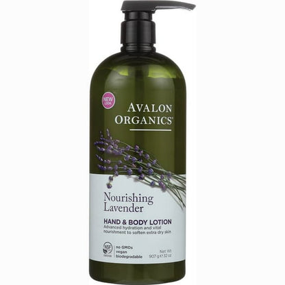 AVALON ORGANICS LOTION,HAND & BODY,LAVNDR