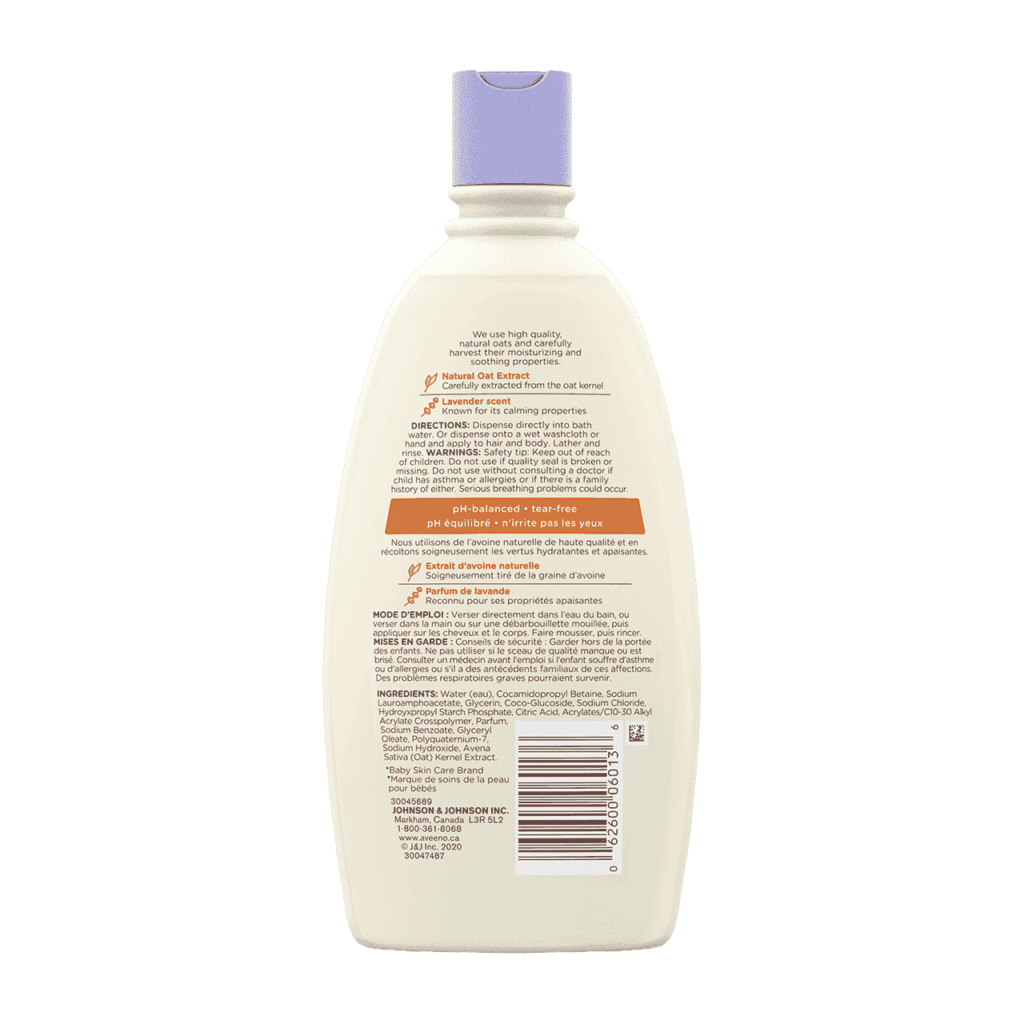 Aveeno Baby Bath Calming Comfort 18oz Oatmeal/Lavender