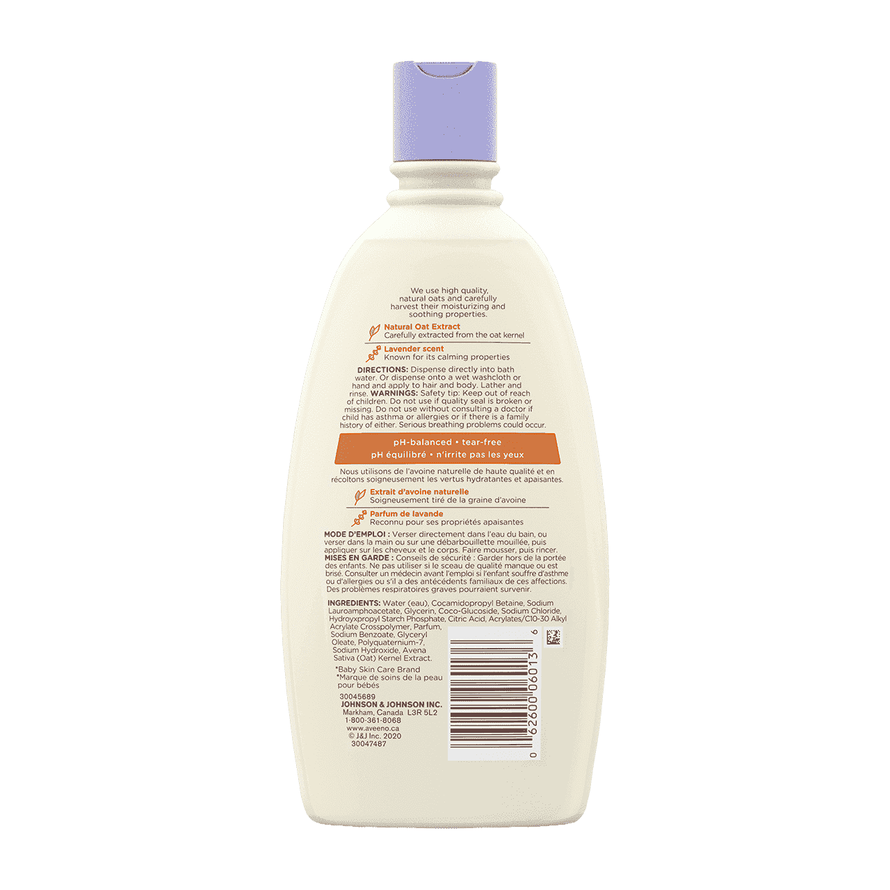 Aveeno Baby Lotion Calming Comfort 8oz Oatmeal/Lavender