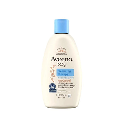 Aveeno Baby Moisturizing Wash Cleansing Therapy 8oz