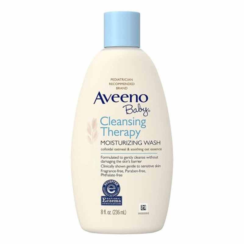 Aveeno Baby Moisturizing Wash Cleansing Therapy 8oz