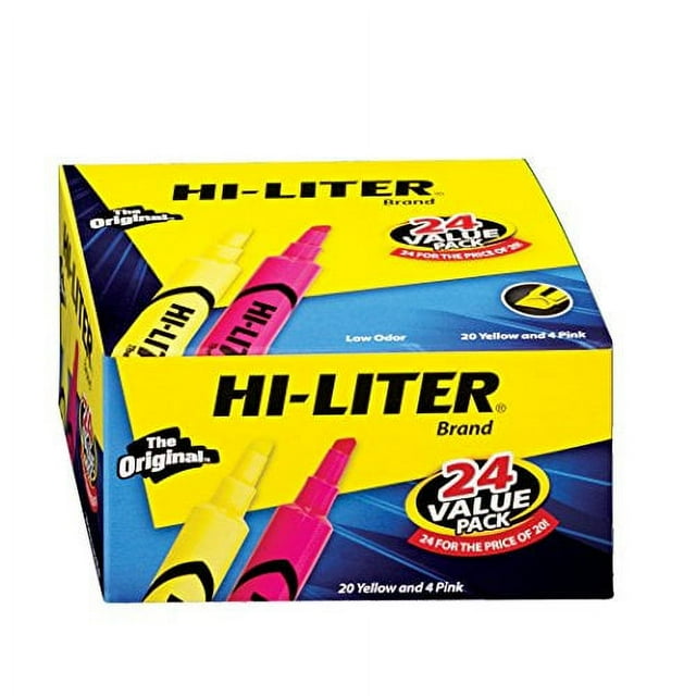 Avery Hi-Liter Brand Smear Safe Chisel Tip