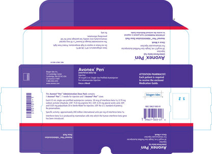 AVONEX KT 30MCG/0.5ML 4 PFS PF