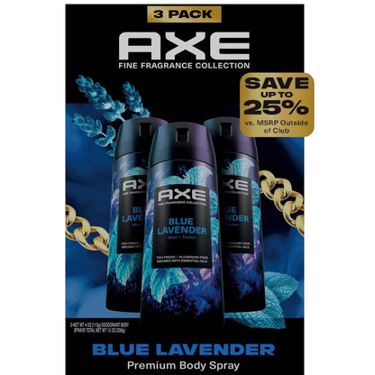 AXE Blue Lavender Travel Size Body Spray, 1 oz