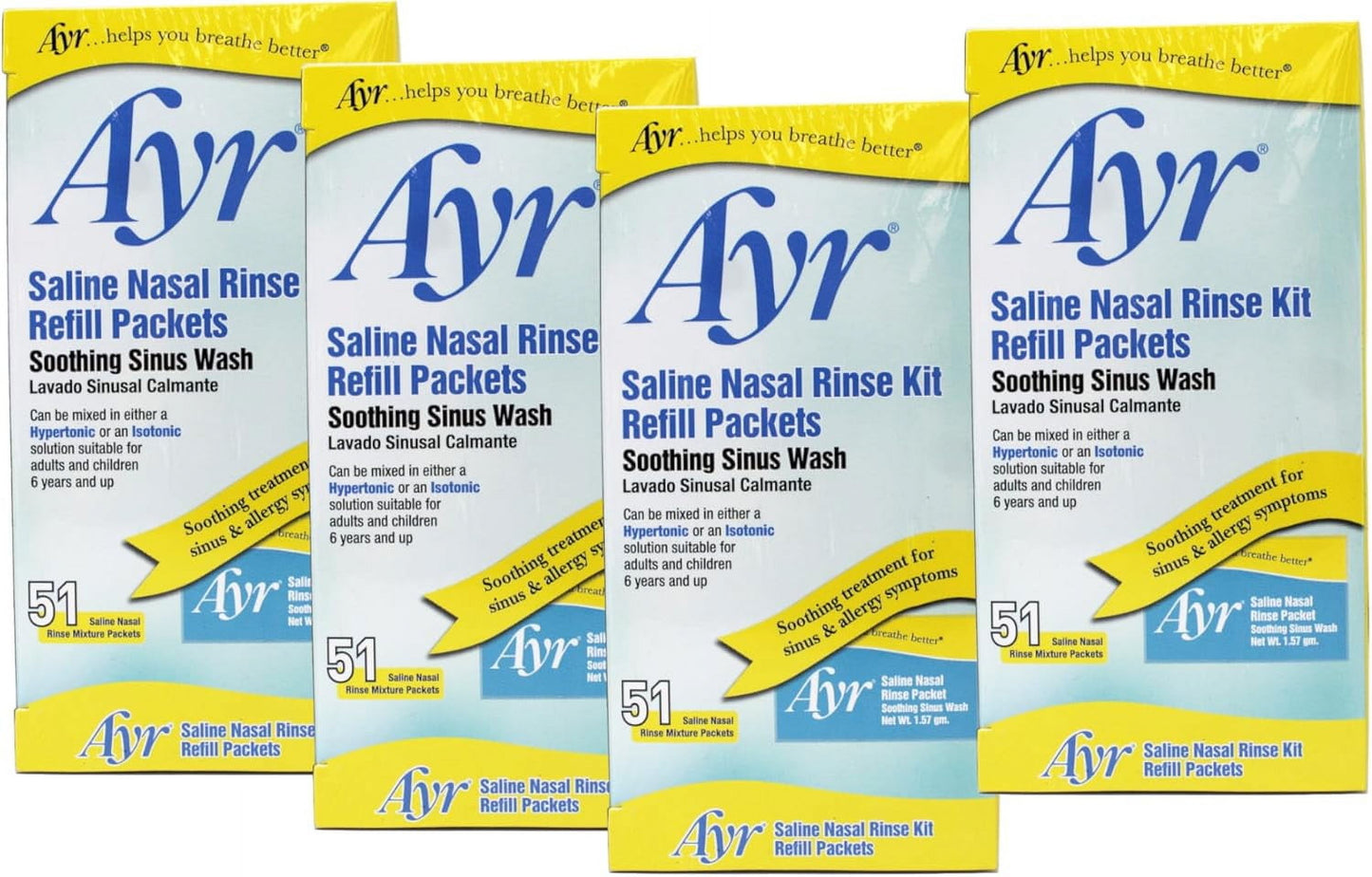 AYR SINUS RINSE KIT PK 51 REFILL
