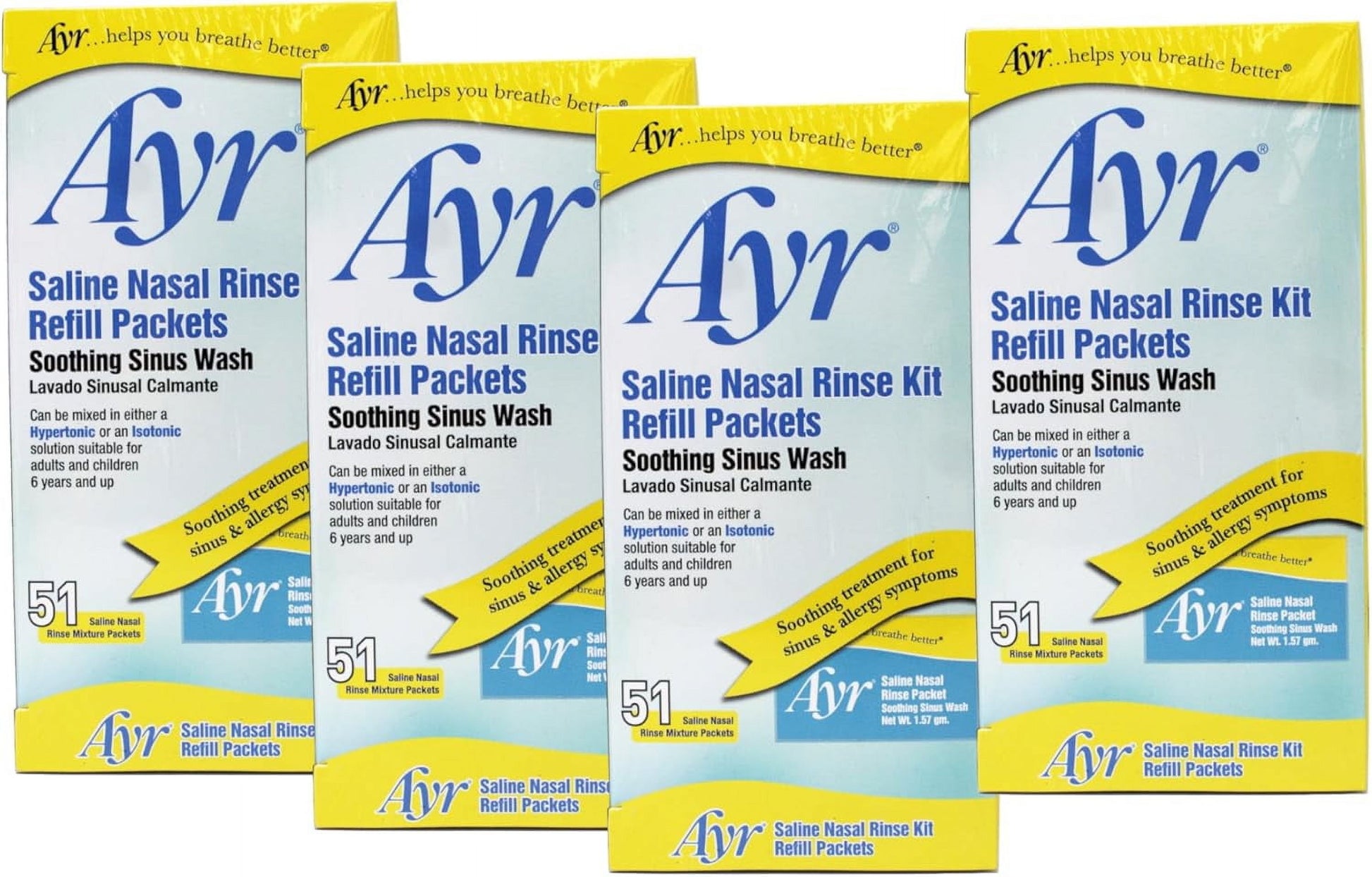 AYR SINUS RINSE KIT PK 51 REFILL