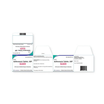 AZITHROMYCIN TB250MG 6UD BPK CPLT