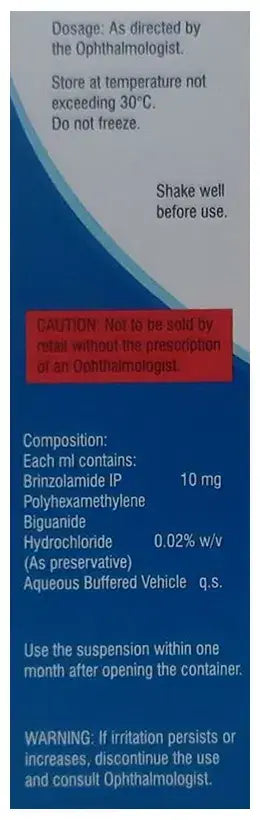BRINZOLAMIDE DR 1% 10ML OPTH SUSP