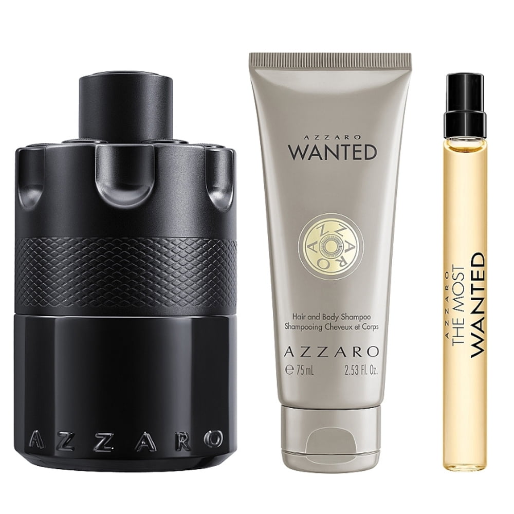 AZZARO The Most Wanted Eau de Parfum Intense Travel Set, 2 count