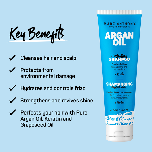 Marc Anthony Argan Oil Shampoo 8.4oz Tube(No Sulfate)