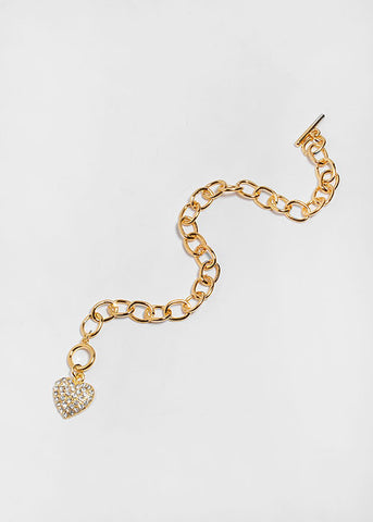 12 SHINY HEART BRACELETS