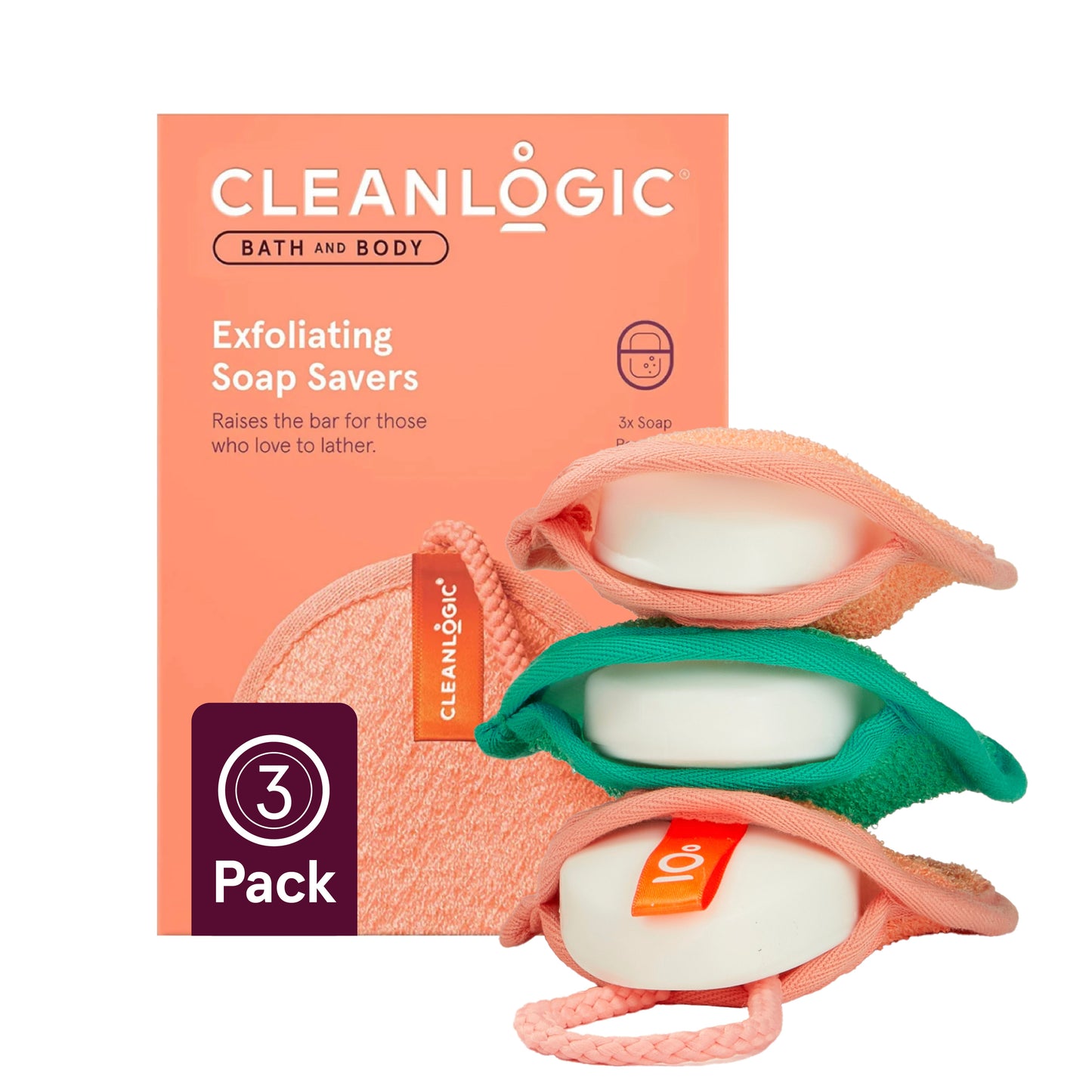 CLEANLOGIC Bath & Body Exfoliating Soap Saver