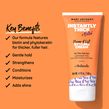 Marc Anthony Instantly Thick + Biotin Shampoo 8.45oz Tube