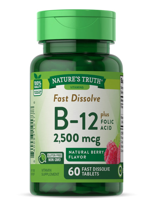 B-12 QCK DISSLV TAB 2500MCG 75CT NB