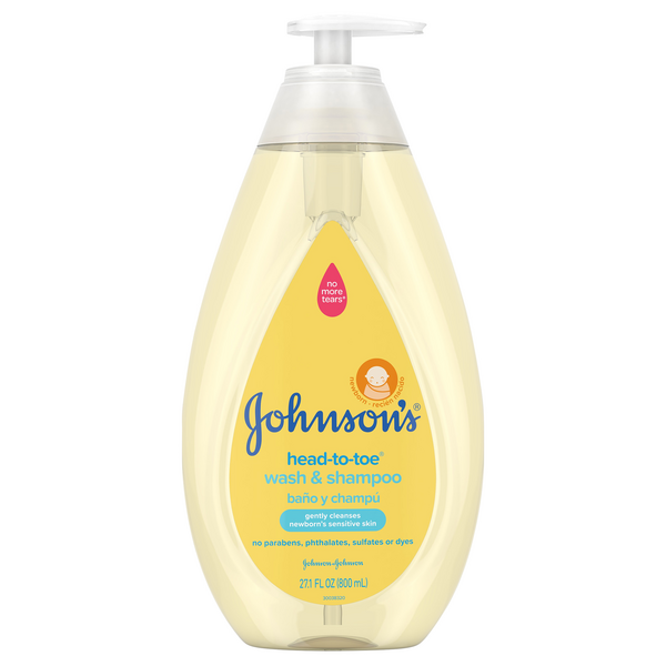 Johnsons Baby Head To Toe Wash And Shampoo 1.7oz (12in)