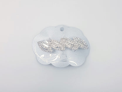 BARRETTE RHINESTONE OPEN CENT