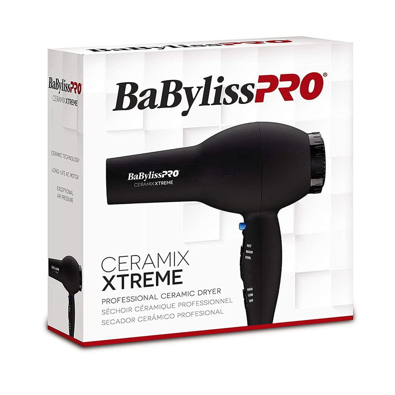 Babyliss Pro Dryer 2000 Watt Ceramix Xtreme