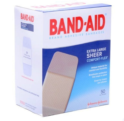 BAND AID COMFORT-FLEX SHEER ONE SZ 40CT