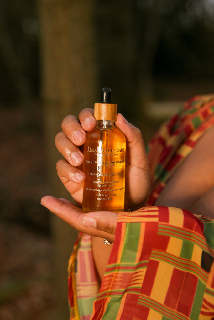 ASHANTI HAIR/BODY OIL W/PINK 4Z