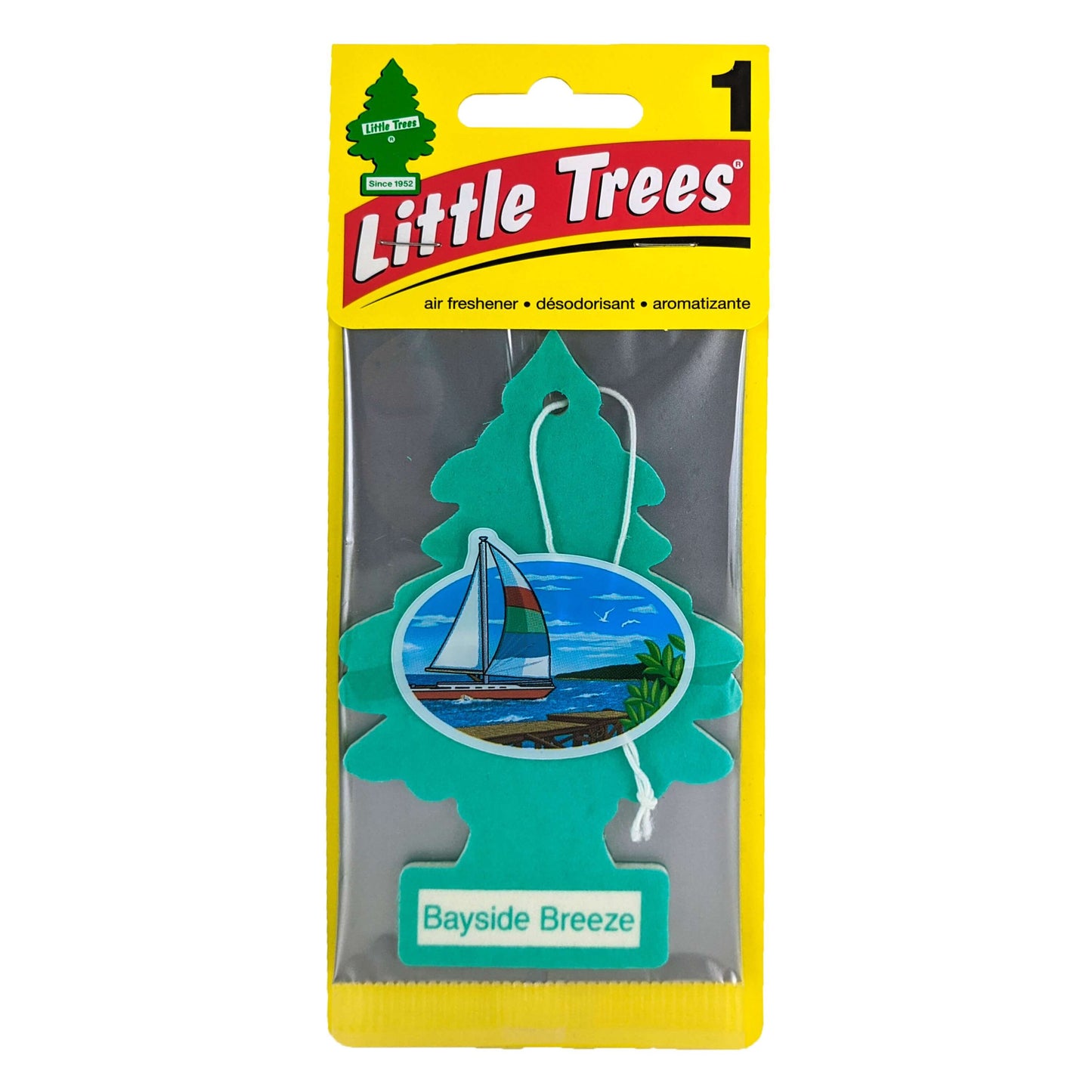 Little Trees Bayside Breeze Hanging Air Freshener - 3 pack