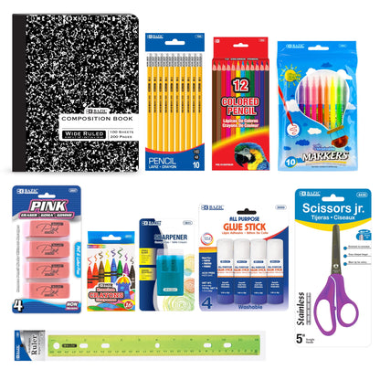 BiC School Supply Essential Bundle, 5 count