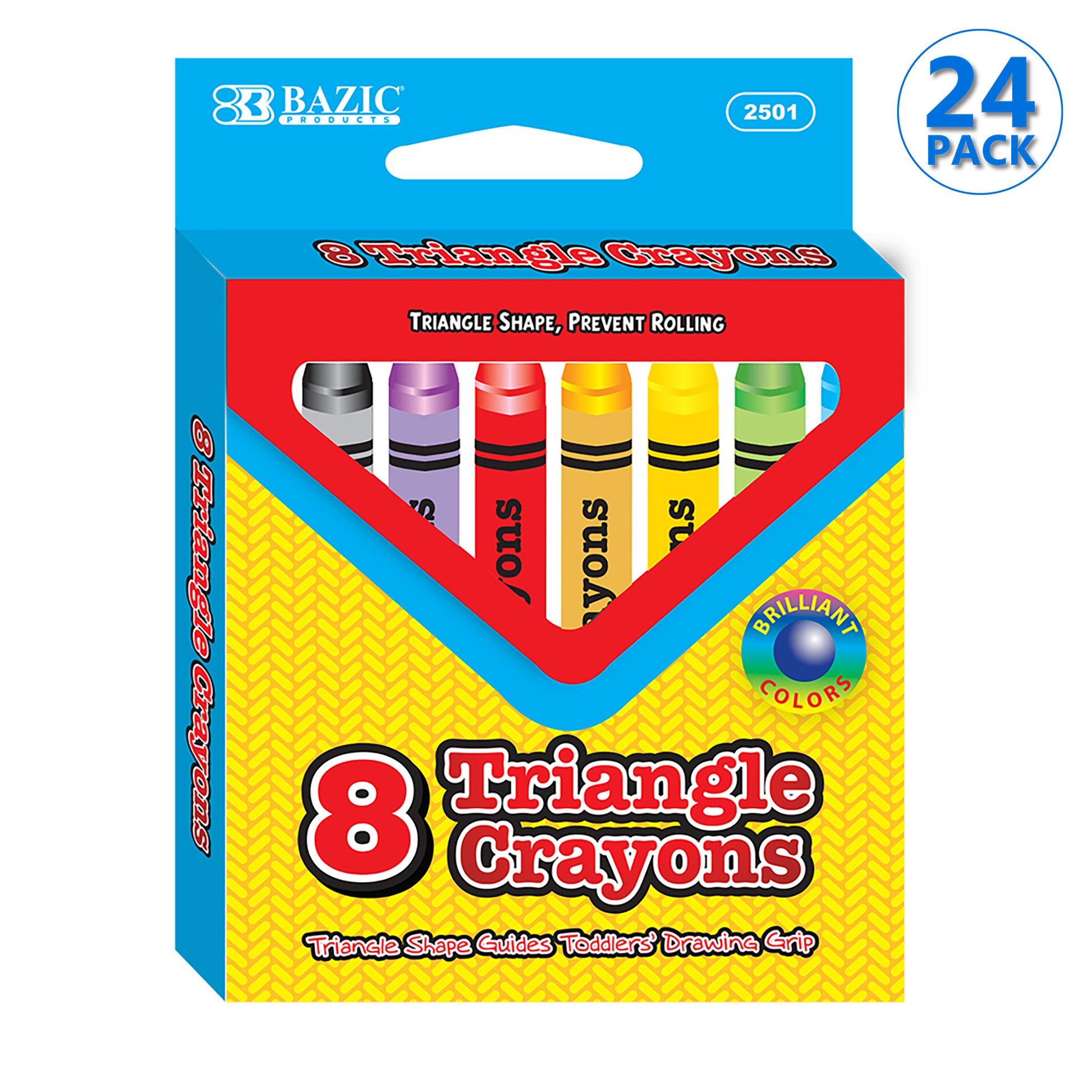 Crayola Neon Crayons, 24 count
