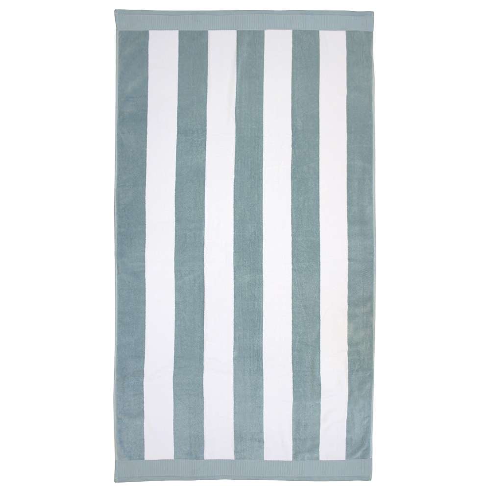 MUkitchen 100% Classic Stripe Towel - Surf, 20"x30"